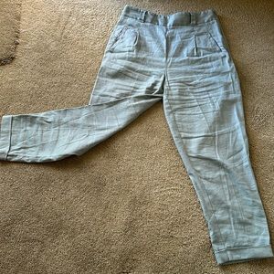 Linen pants from Anthropologie